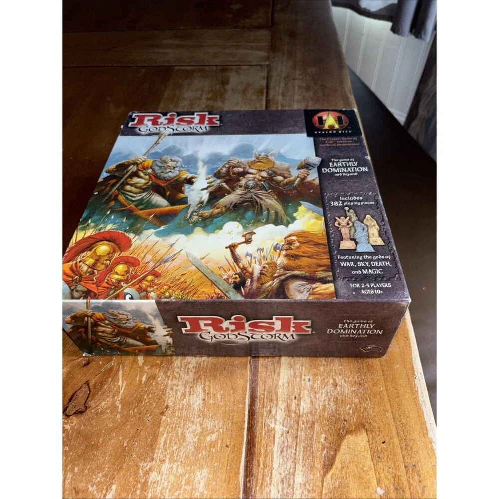 Risk GodStorm Board Game Avalon Hill 2004 Hasbro